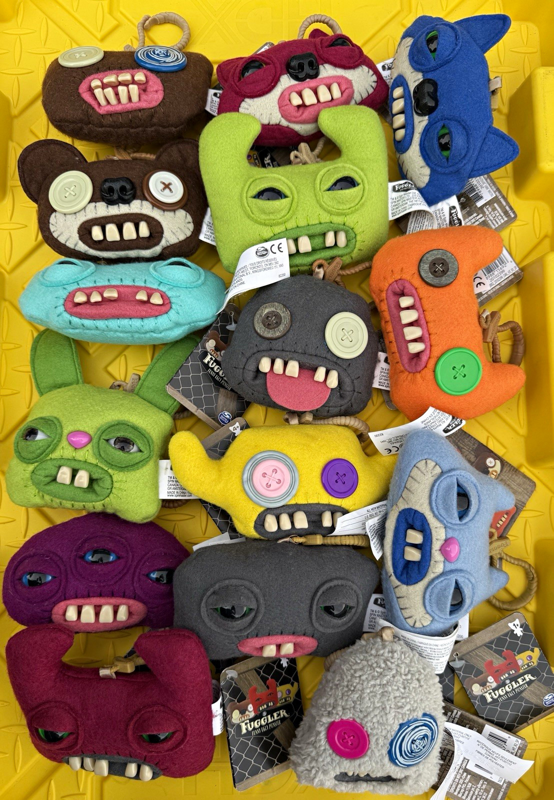Spinmaster Fuggler Original Keychain Lot of 15 | RARE VHTF