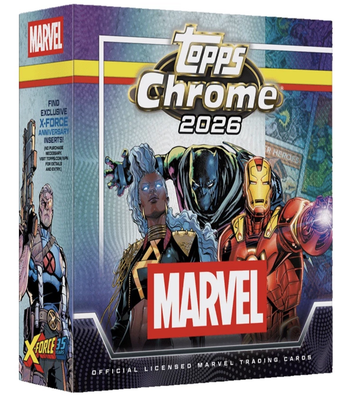 2026 TOPPS CHROME MARVEL COMICS MEGA BOX (56 Cards) Brand New Factory Sealed 2026 TOPPS CHROME MARVEL COMICS MEGA BOX (56 Cards) Brand New Factory Sealed