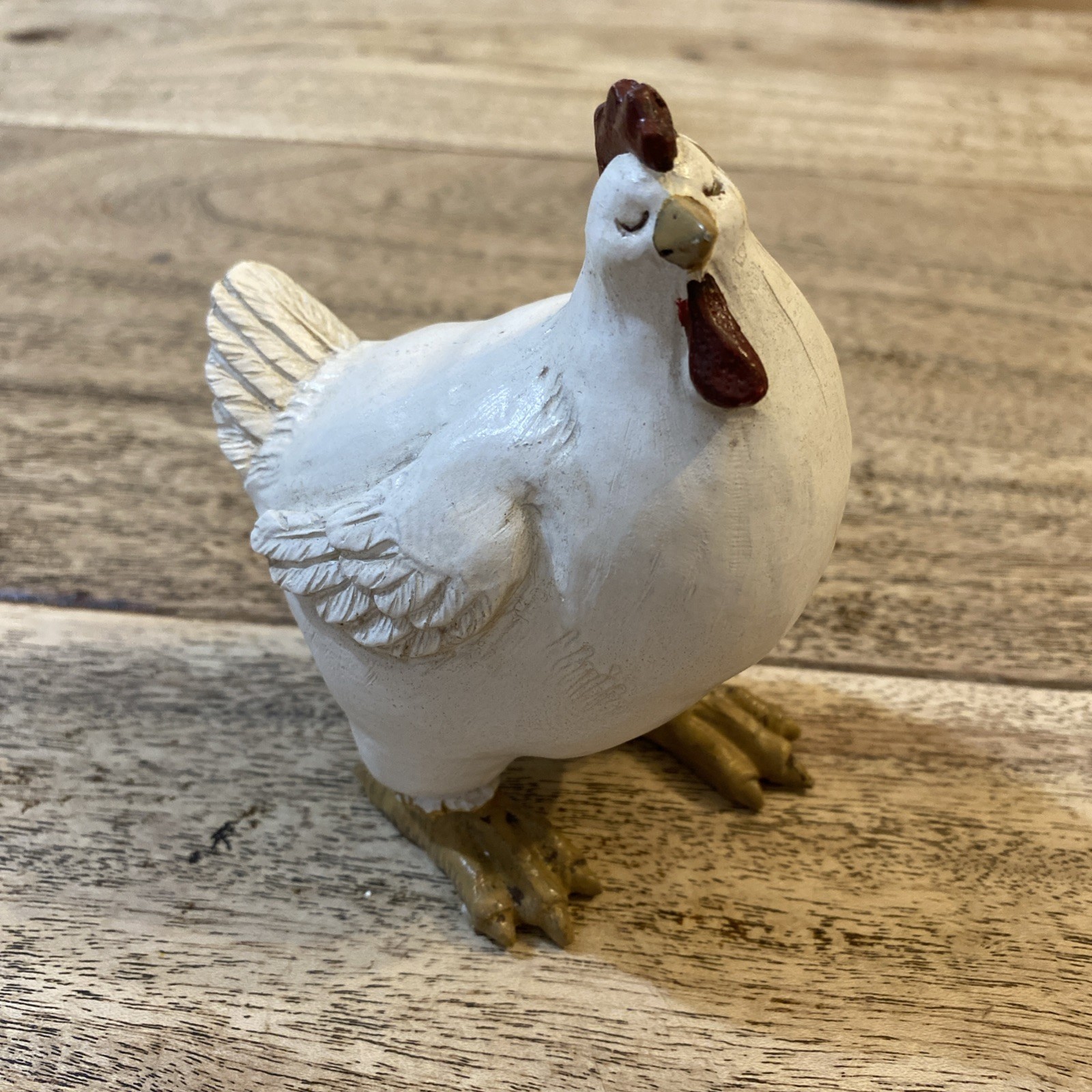 Adorable Chicken Hen Decorative Resin Farmhouse Decor