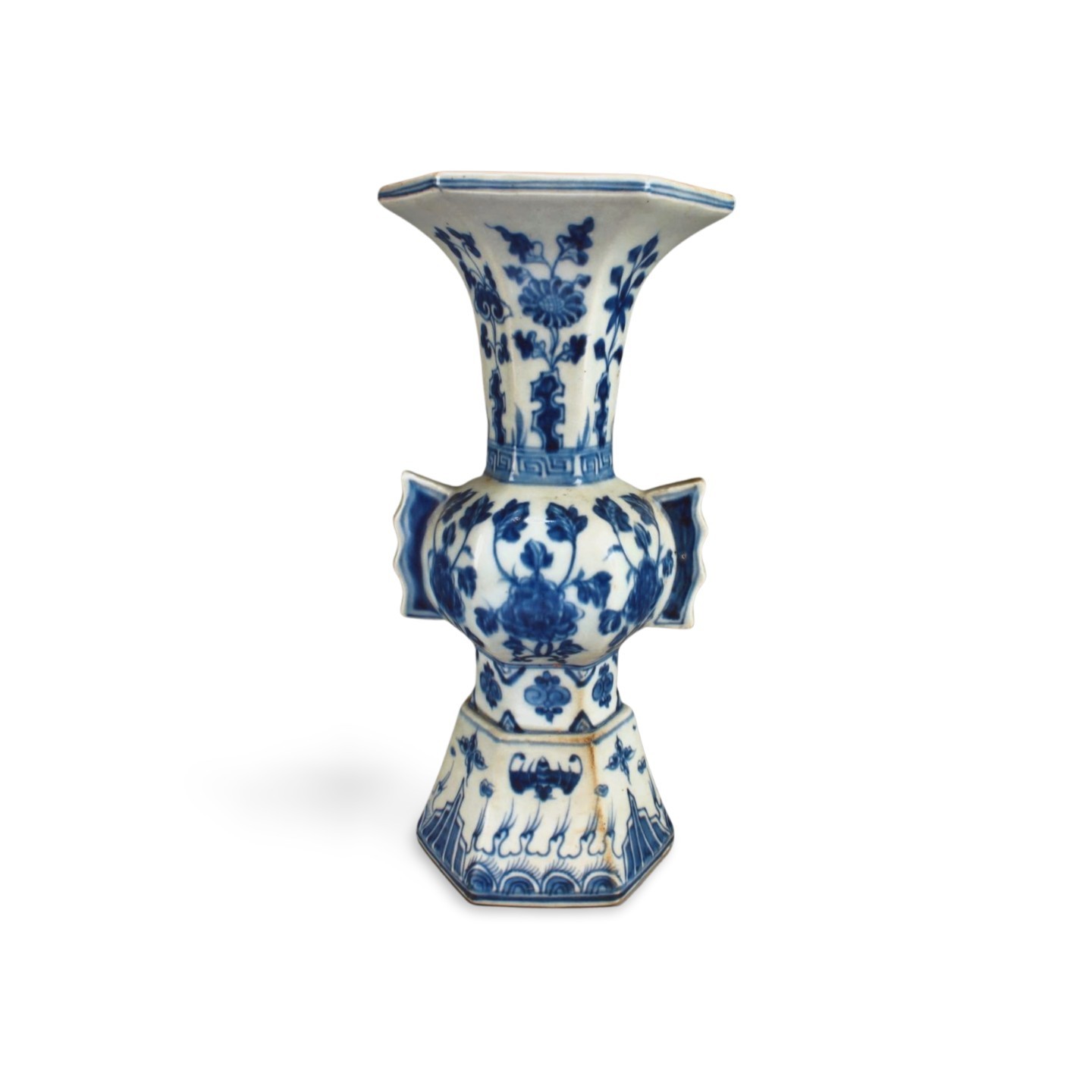 Chinese Blue & White Porcelain Vase