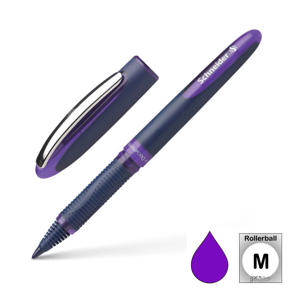 Schneider One Business Rollerball Pen, 0.6 mm, Violet Schneider One Business Rollerball Pen, 0.6 mm, Violet