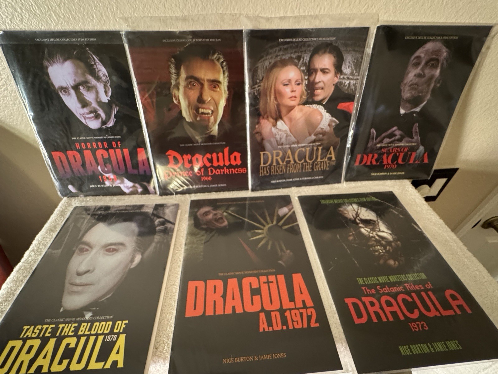 Christopher Lee Hammer Dracula Classic Monsters Ultimate Guides Complete 7pc Set