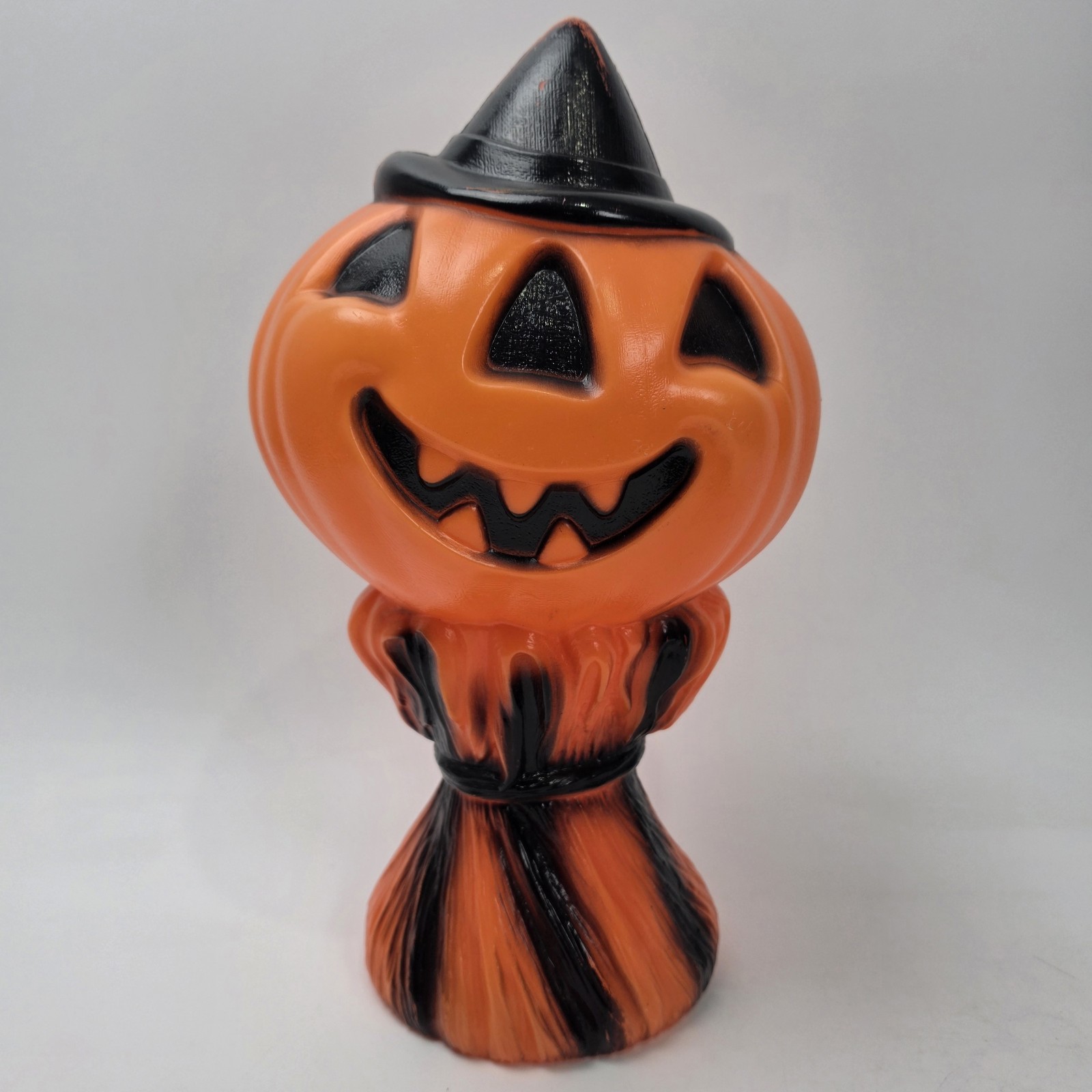 Empire Plastic Halloween Blow Mold Pumpkin Jack O Lantern Witch Hat 14\ Empire Plastic Halloween Blow Mold Pumpkin Jack O Lantern Witch Hat 14\