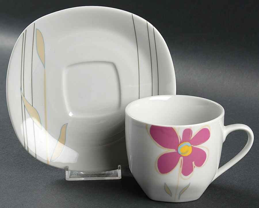 Gibson Designs Sunset Daisy Cup & Saucer 7007453