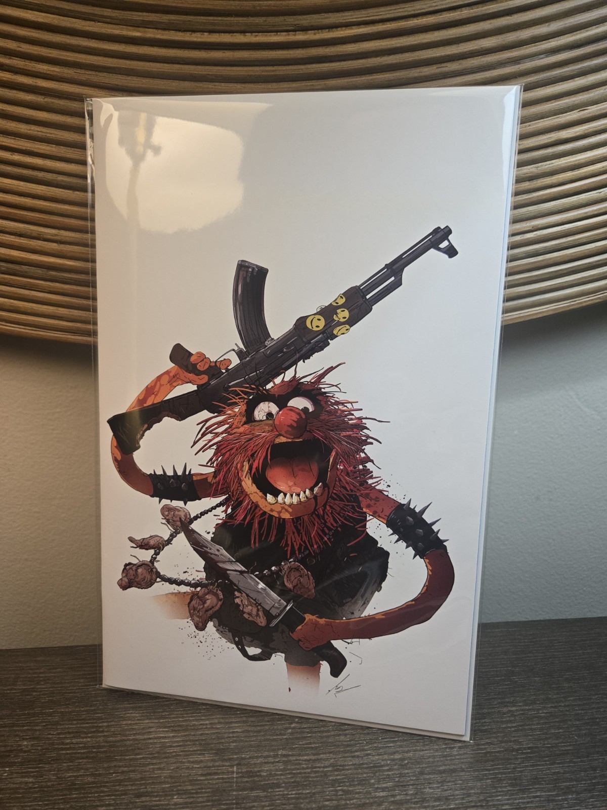 Post Apocalyptic Puppetry #1 Art Book - Animal Card Stock Limited to 50, Hiblin