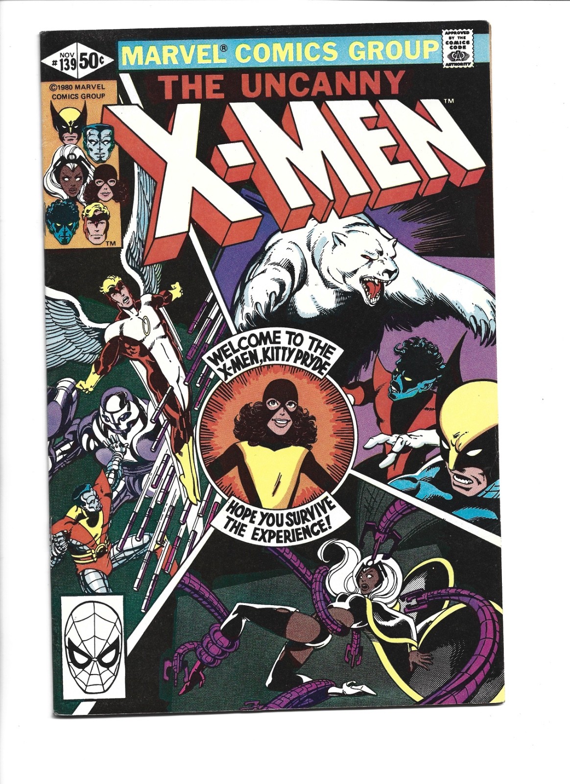 Uncanny X-Men #139, FN/VF 7.0, 1st Appearance Wolverine Brown Costume
