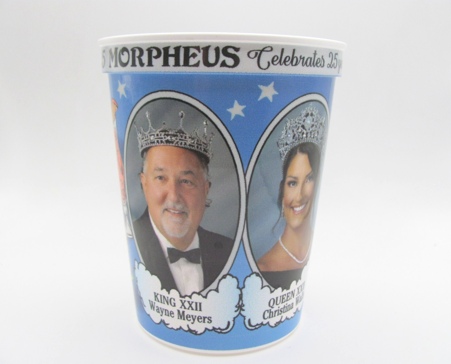 2025 KREWE OF MORPHEUS REUSABLE PLASTIC CUP CELEBRATING 25 YEARS