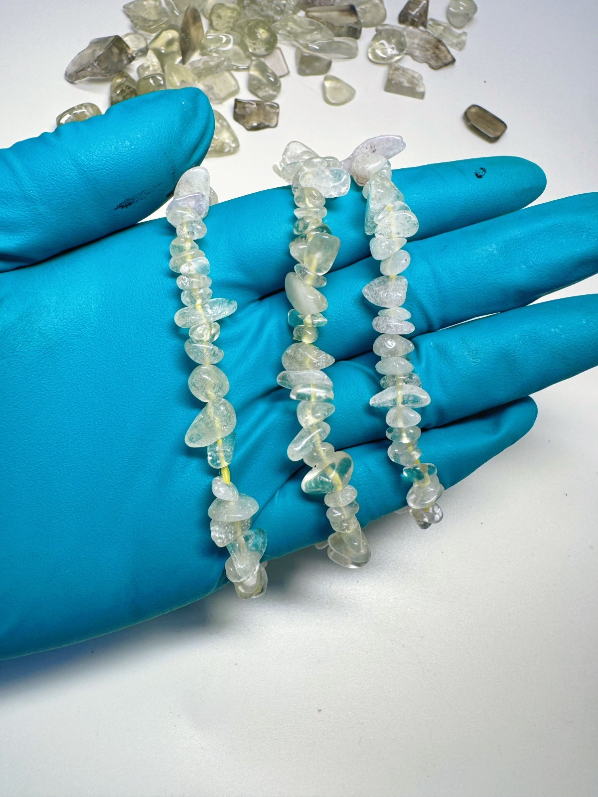 100%Nature Libyan Desert Glass Meteorite Bracelet With A Certificate