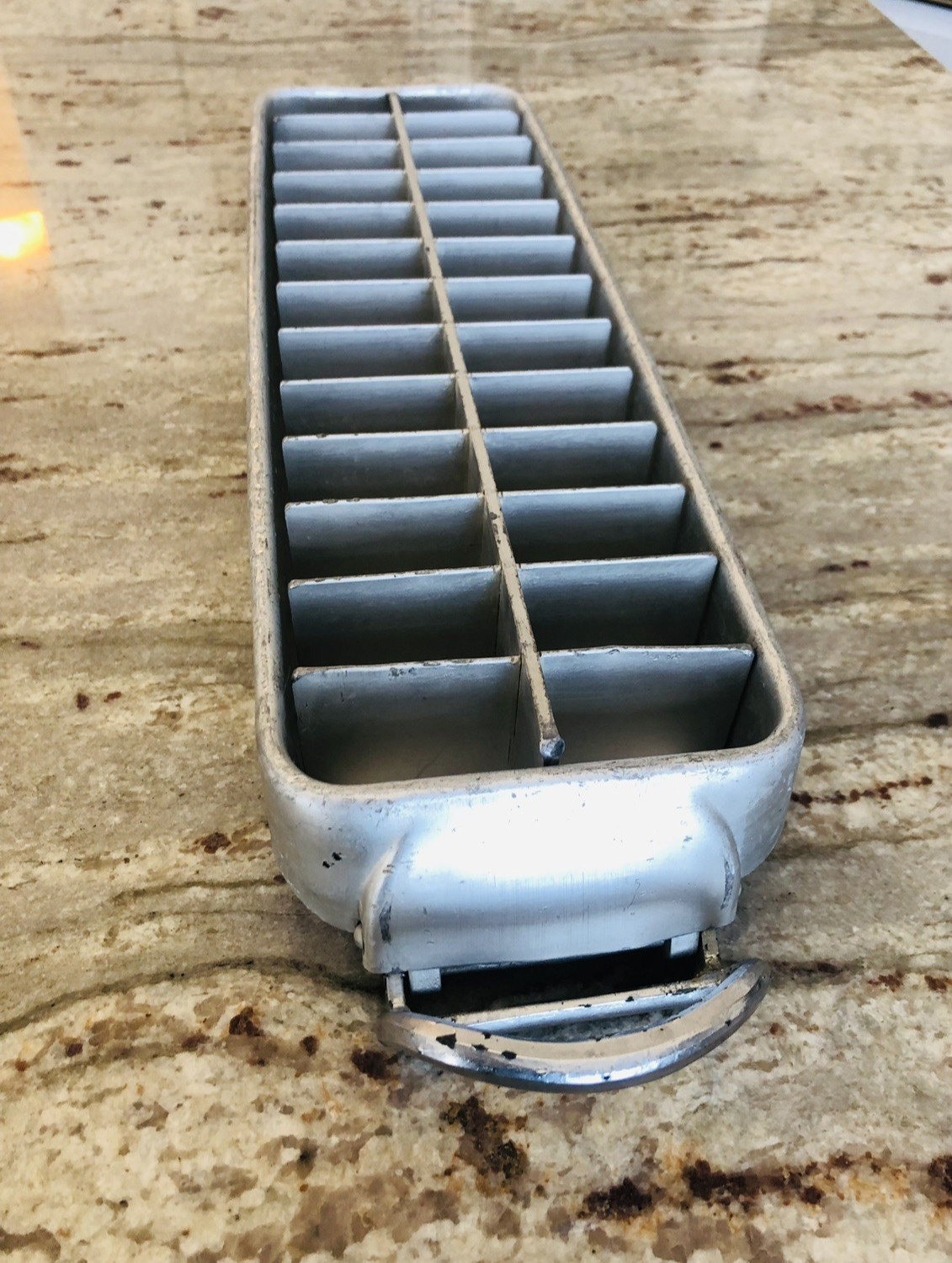 Vintage 26 Cube Permite Aluminum Ice Cube Tray Vintage 26 Cube Permite Aluminum Ice Cube Tray