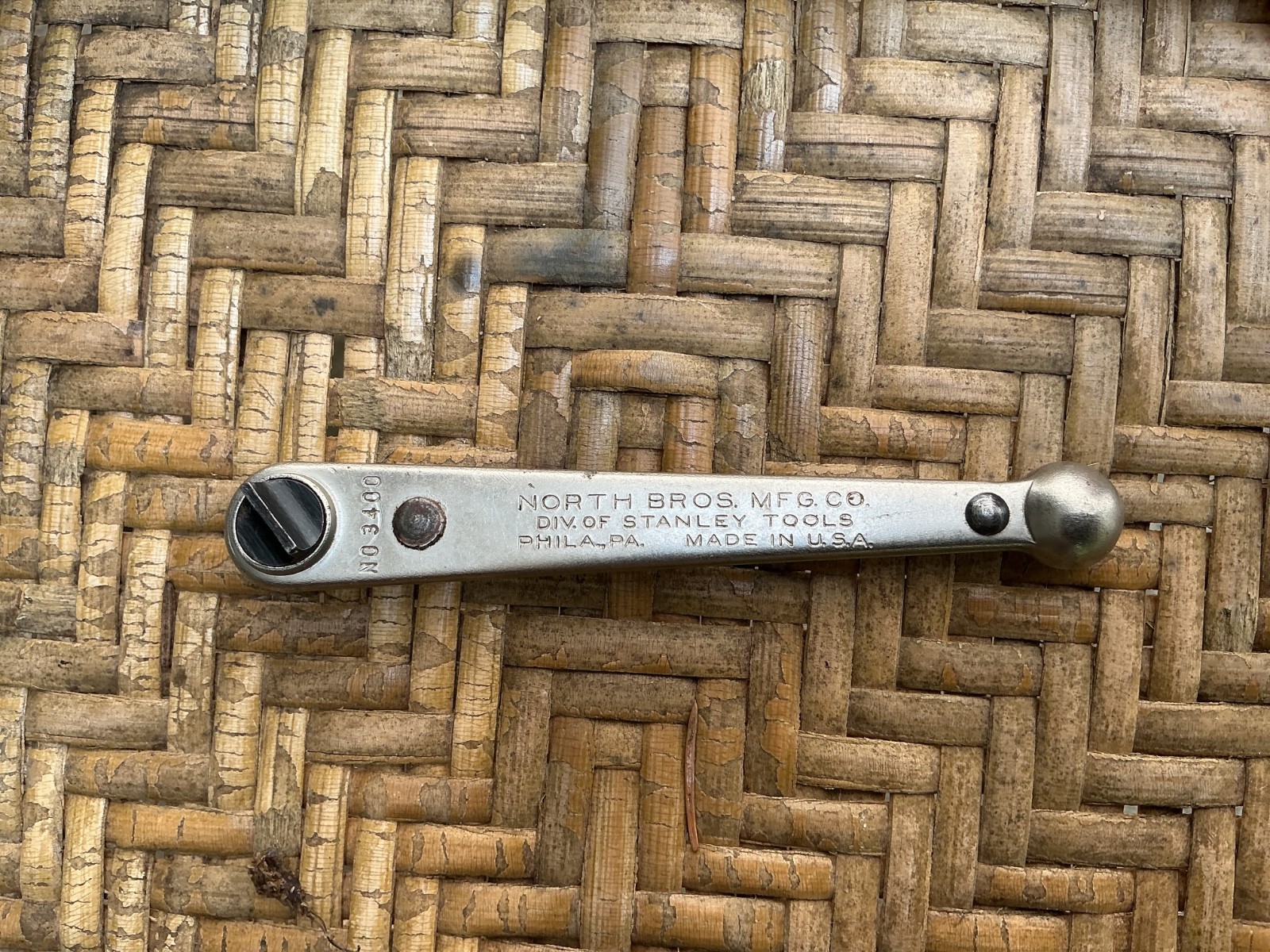 NICE VINTAGE NORTH BROS YANKEE NO. 3400 RATCHET SCREWDRIVER - USA
