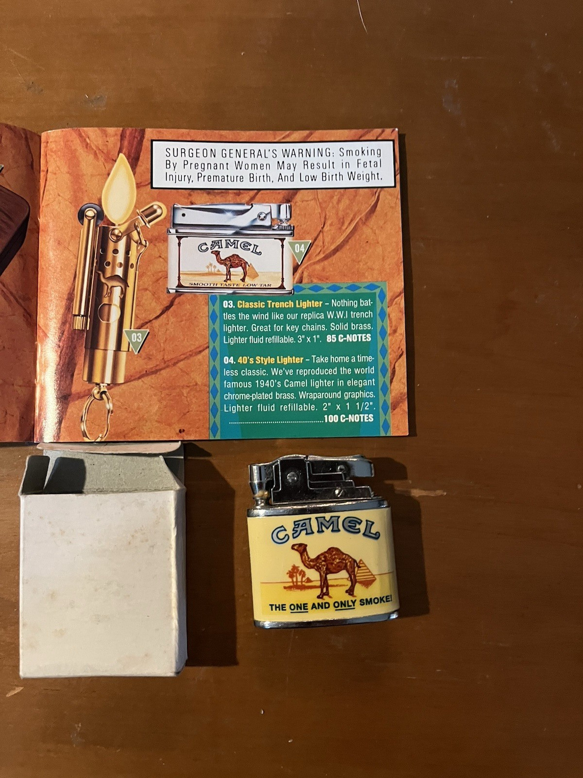 Camel 40's Style Lighter. Vintage Collectable never used. New.