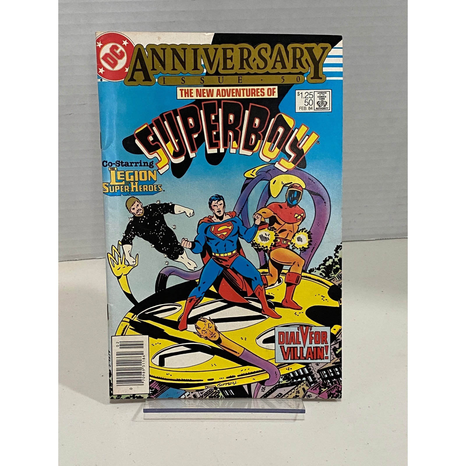DC Comic Book The New Adventures of Superboy #50 Legion Blue OS Good
