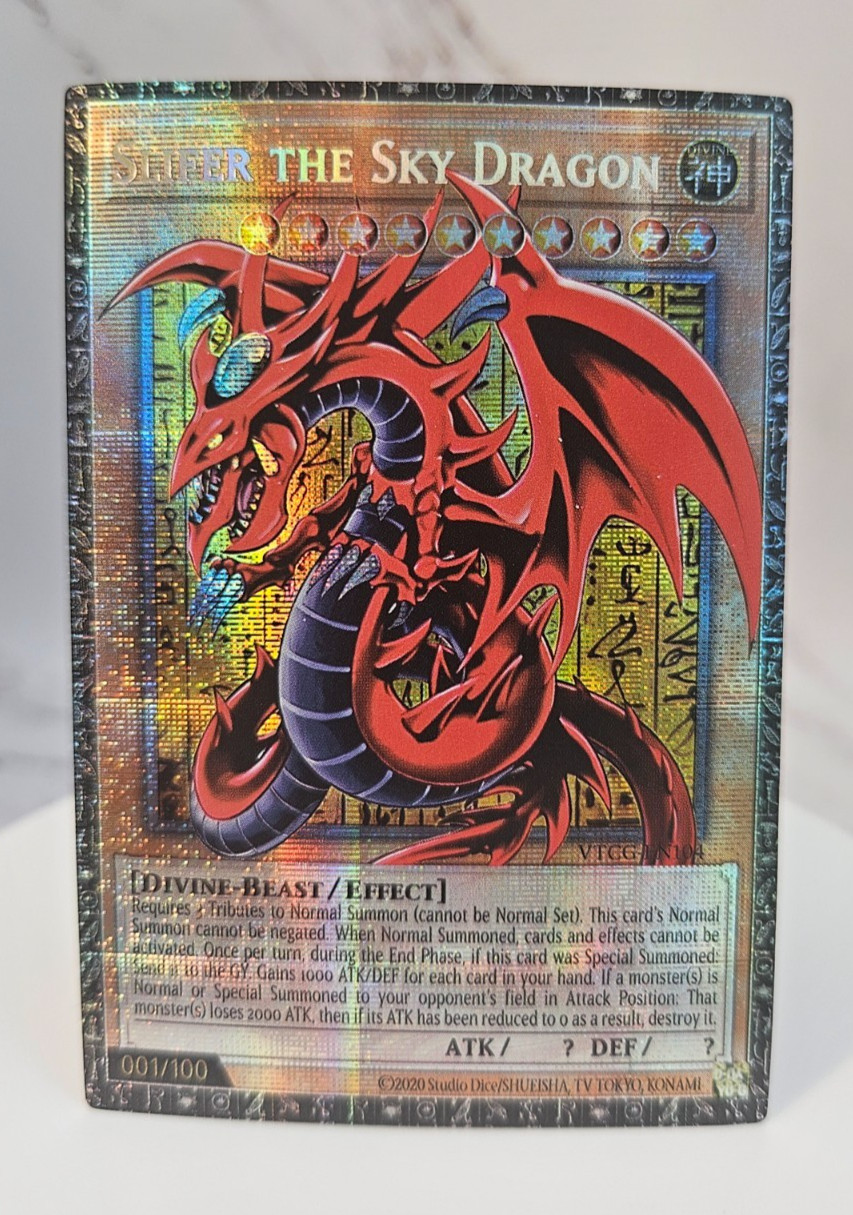 Slifer the Sky Dragon (Alt Art) Grand Master Starlight Overframe Stainless Steel