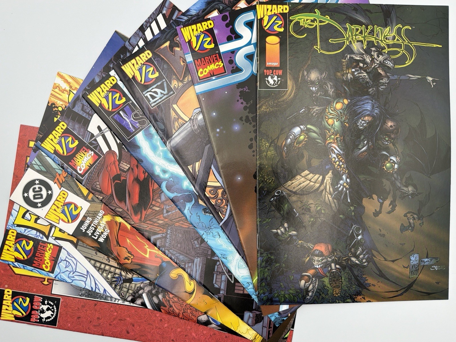 Wizard 1/2 Issue Lot (8) - Darkness, Silver Surfer, Daredevil + More NM w/ COAs