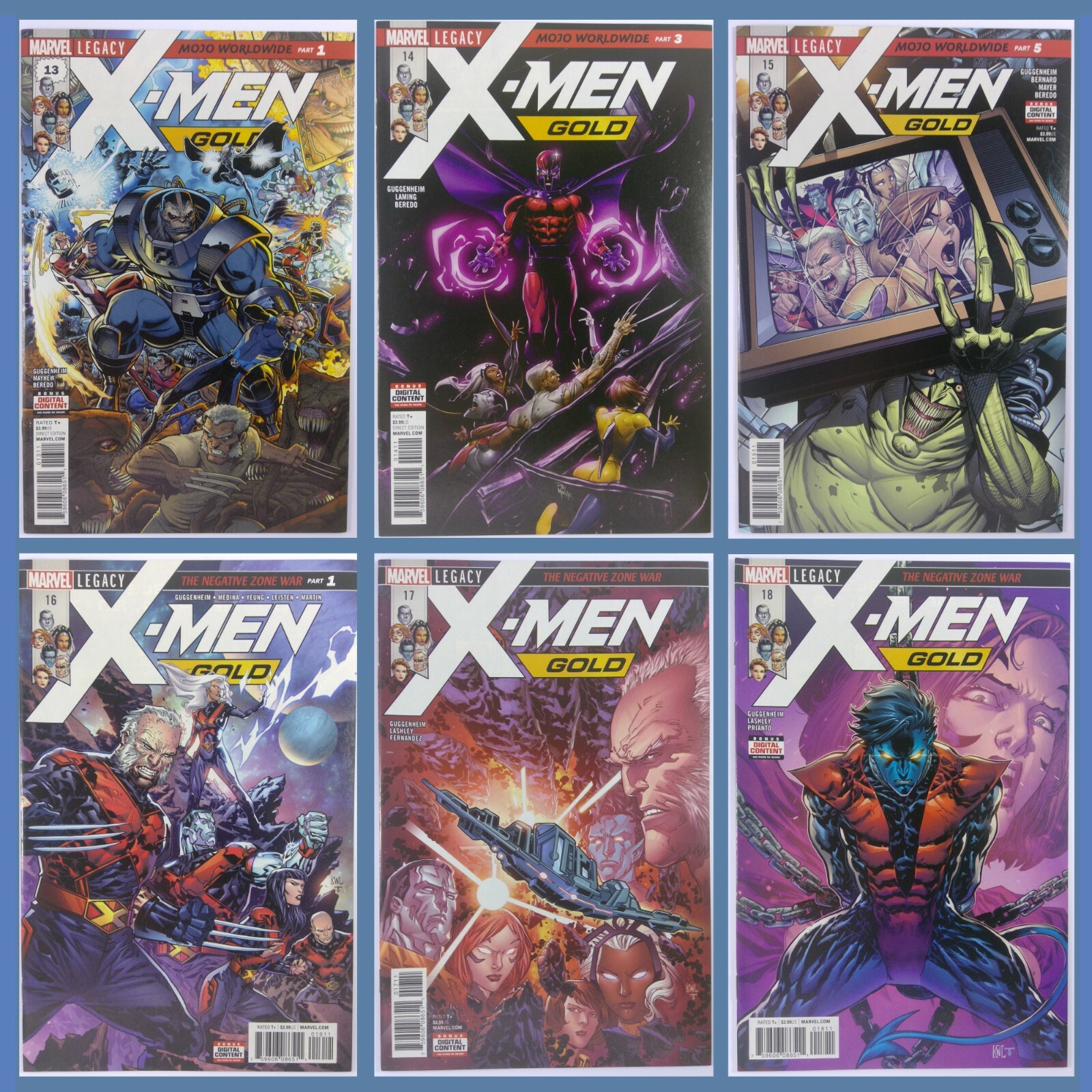 X-Men Gold (2017) 13-25 | 13 Book Lot | Marvel Wolverine Gambit Storm Shadowcat