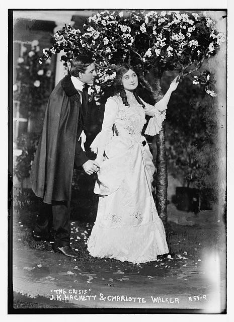 Photo:James Keteltas Hackett Charlotte Walker The Crisis 1900s Stage Scene
