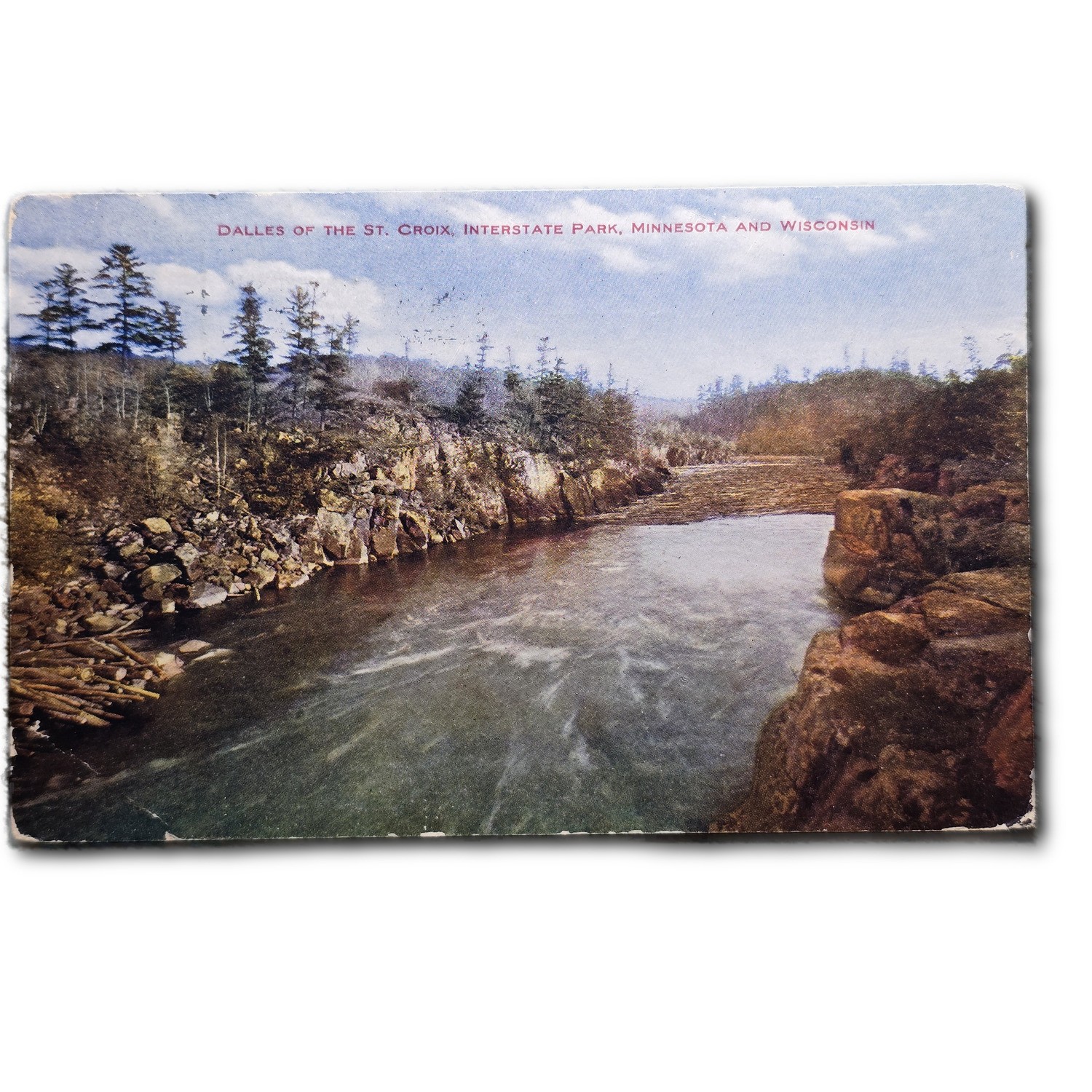 Postcard Dalles of the St Croix Interstate Park Minnesota Wisconsin 1909 H286 Postcard Dalles of the St Croix Interstate Park Minnesota Wisconsin 1909 H286