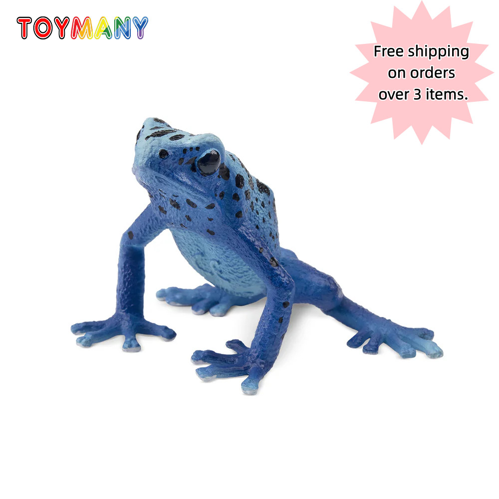 Frog-Toymany Blue Poison-Dart Frog Figurine Toy Collectible Statue