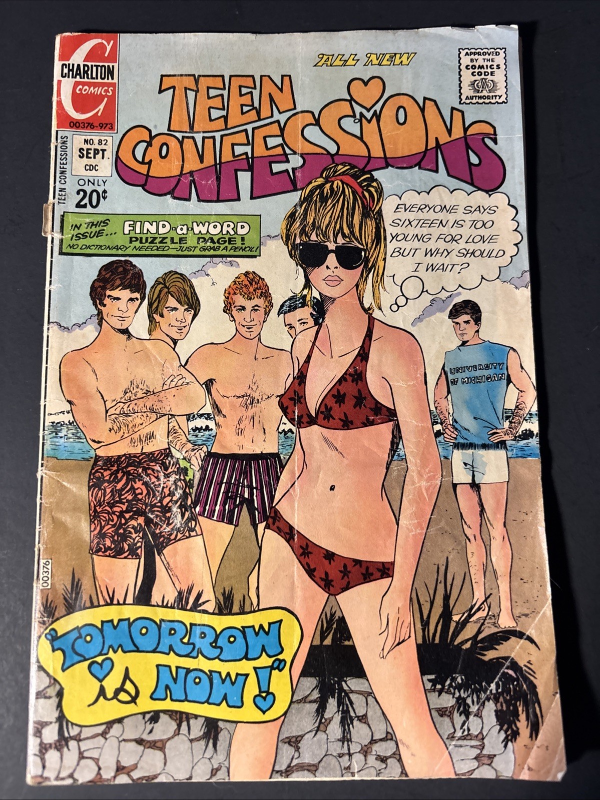 Teen Confessions #82 1973 Low Grade Reader’s Copy JL