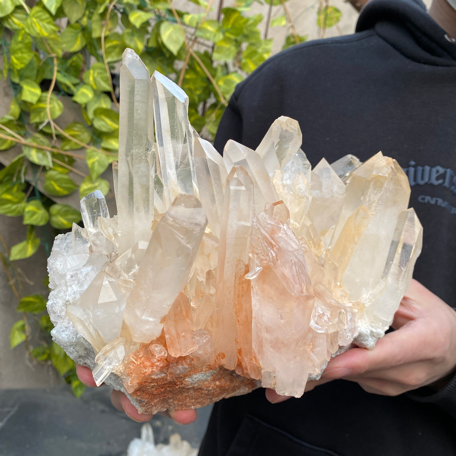 7.8lb Natural Clear White Quartz Crystal Cluster Rough Healing Specimen