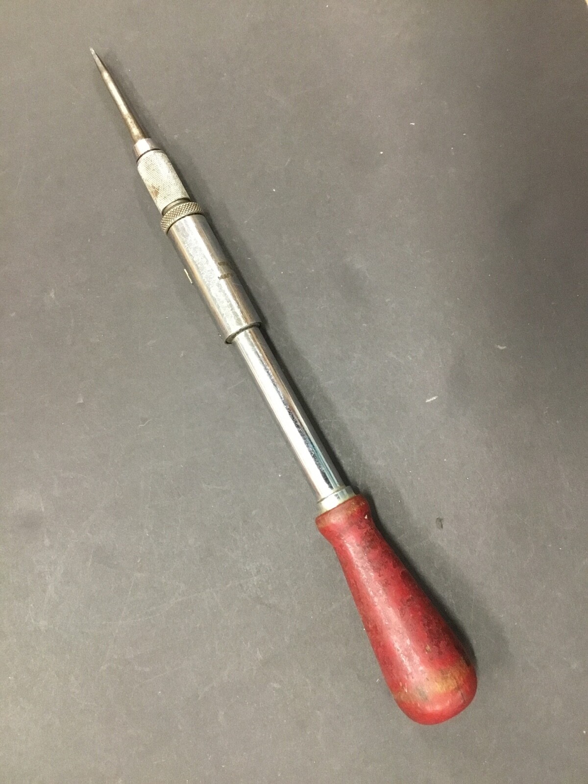 VINTAGE MILLERS FALLS RATCHET YANKEE SCREWDRIVER  FLATHEAD BIT