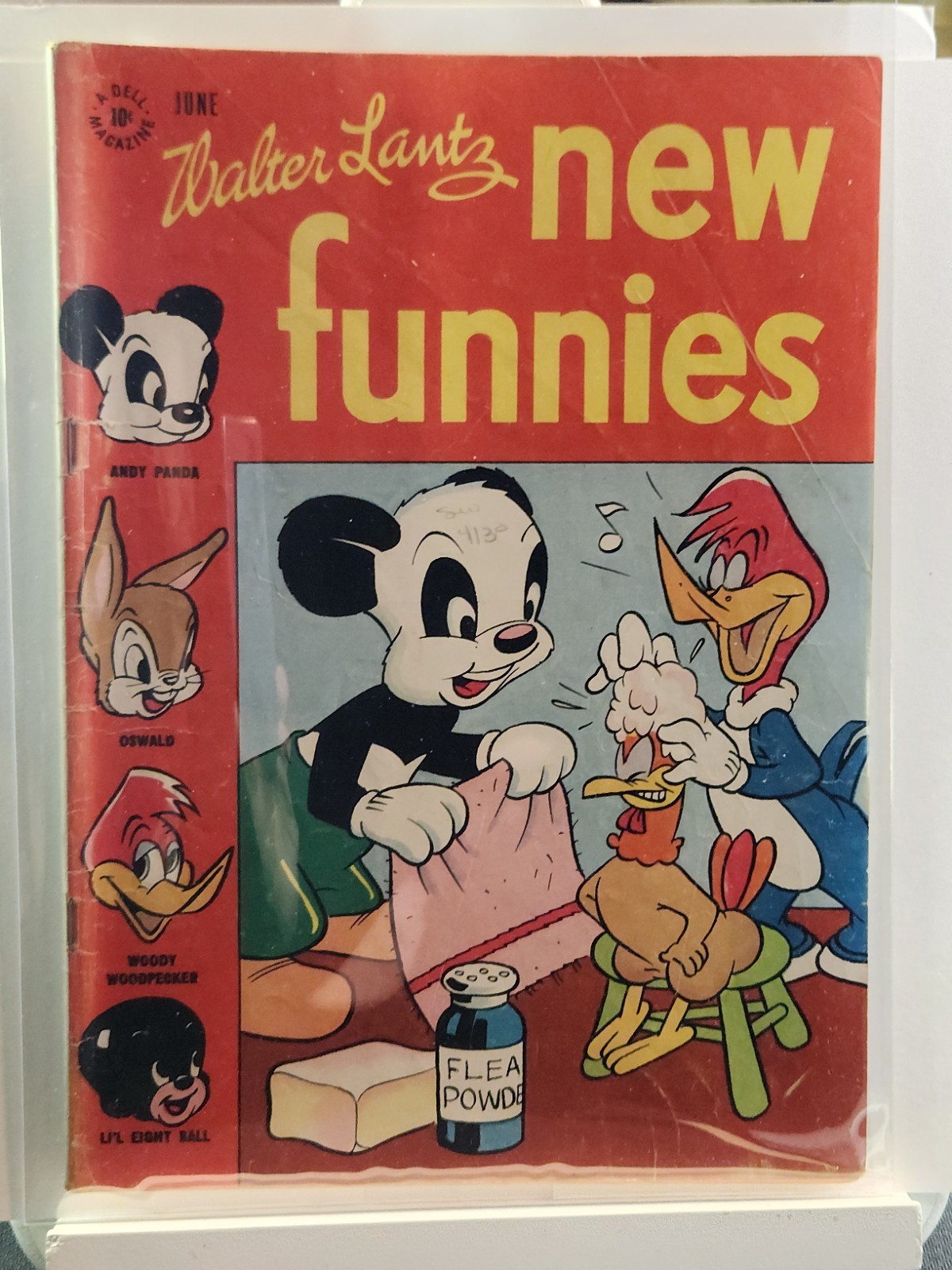 Walter Lantz New Funnies # 112 Key Early Woody Woodpecker Andy Panda Dell 1946