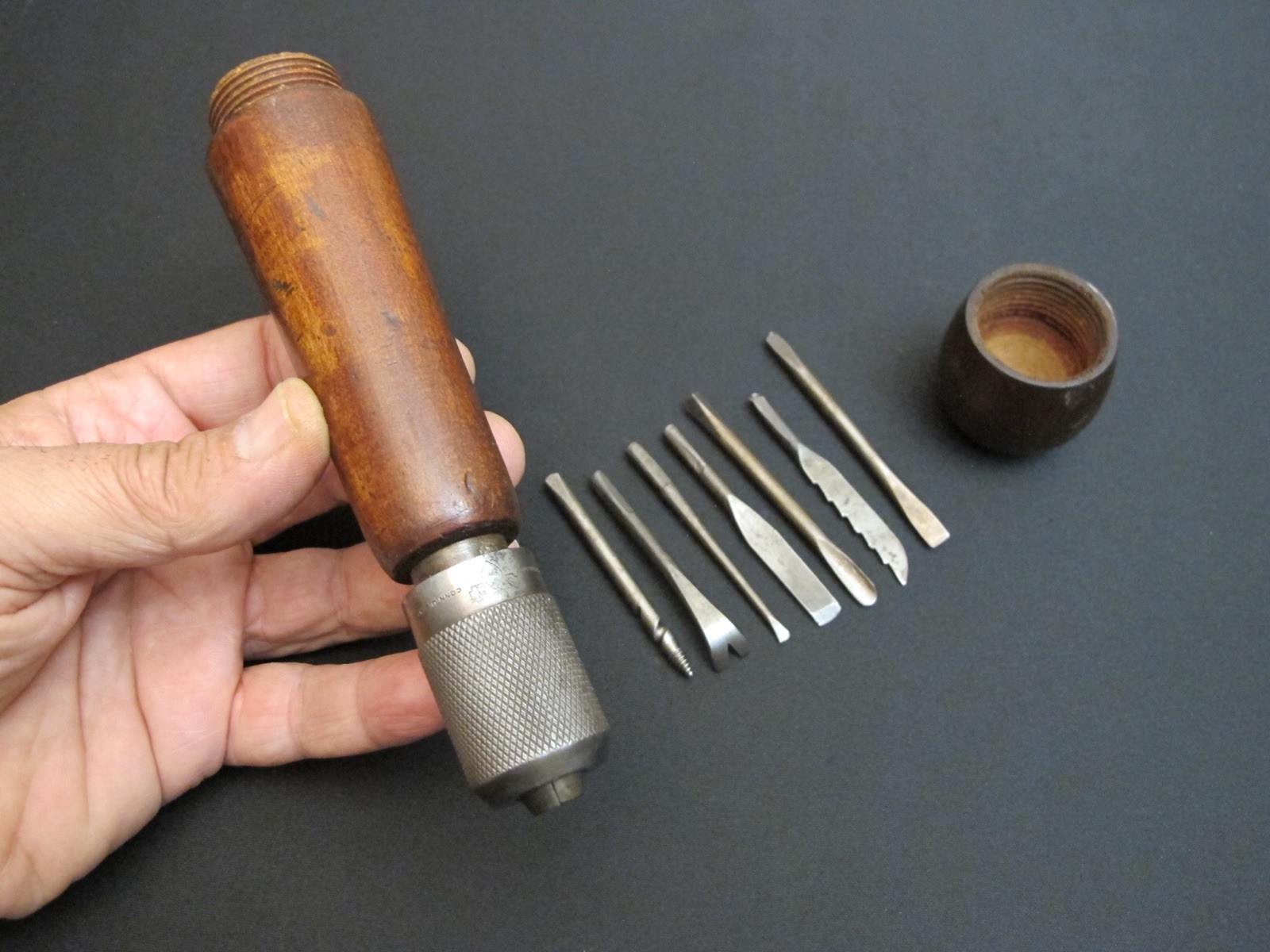 Unusual Vtg “STANLEY SWEETHEART” Screwdriver/Saw &.. Antique Rare Multi Tool Set