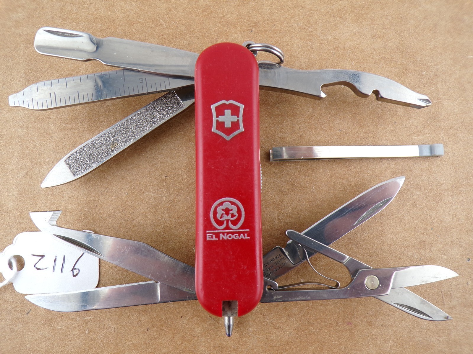 Victorinox MiniChamp Swiss Army Pocket Knife - Classic Red 58mm Logo - Very Good