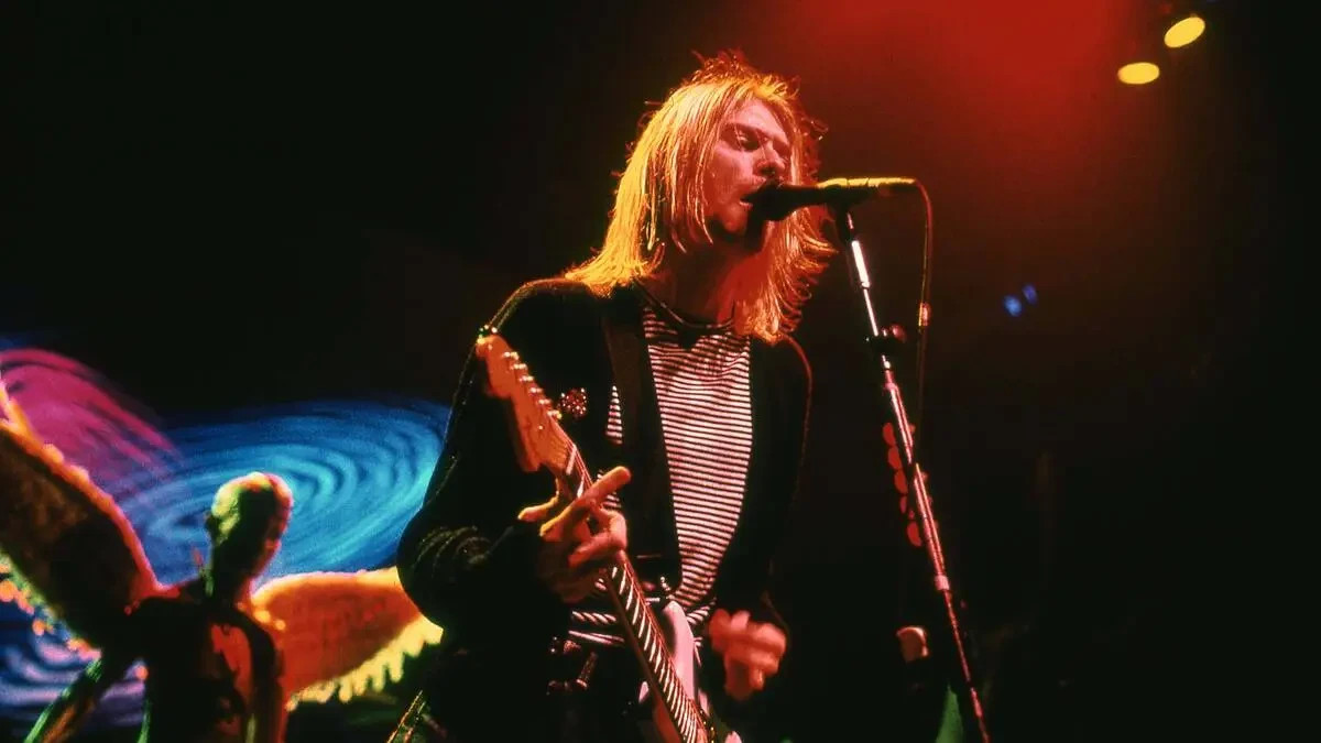 Iconic Nirvana Singer Kurt Cobain Retro Vintage Concert Photo Poster 11x14