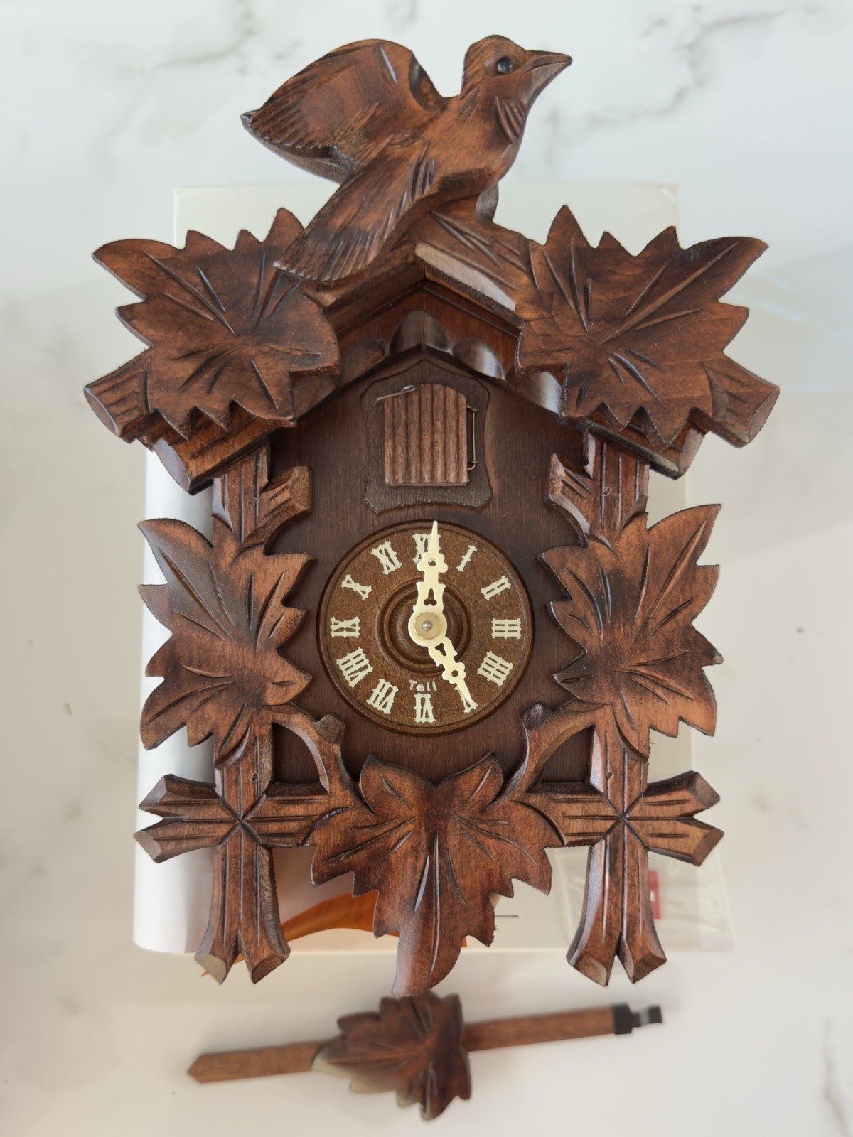 Authentic Mechanical Black Forest Cuckoo Clock Produced in the Black Forest