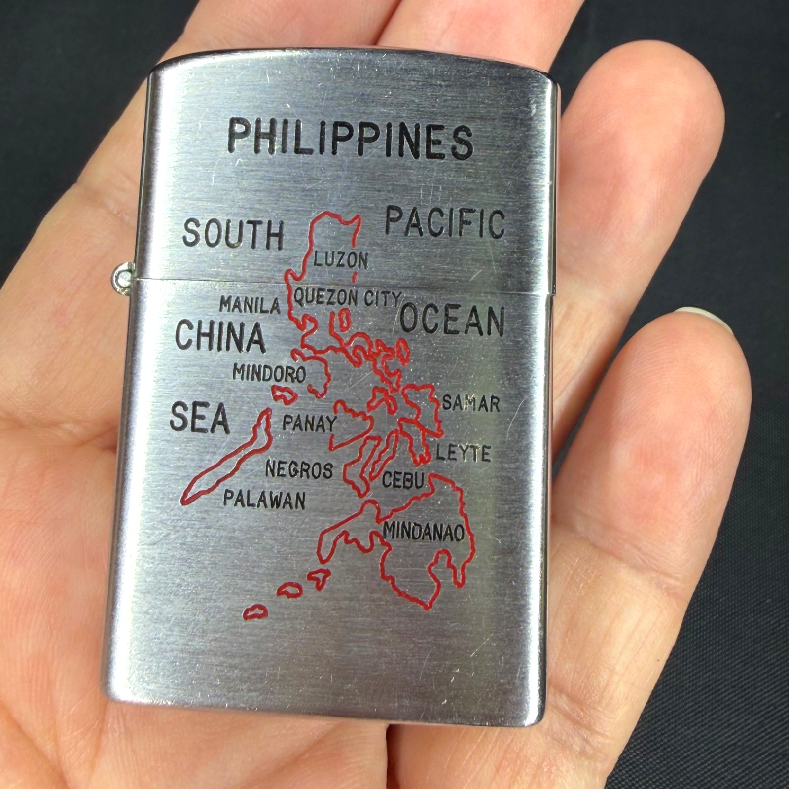 Vintage Konwal Super Lighter US Air Force 6th Air Division Philippines, Japan