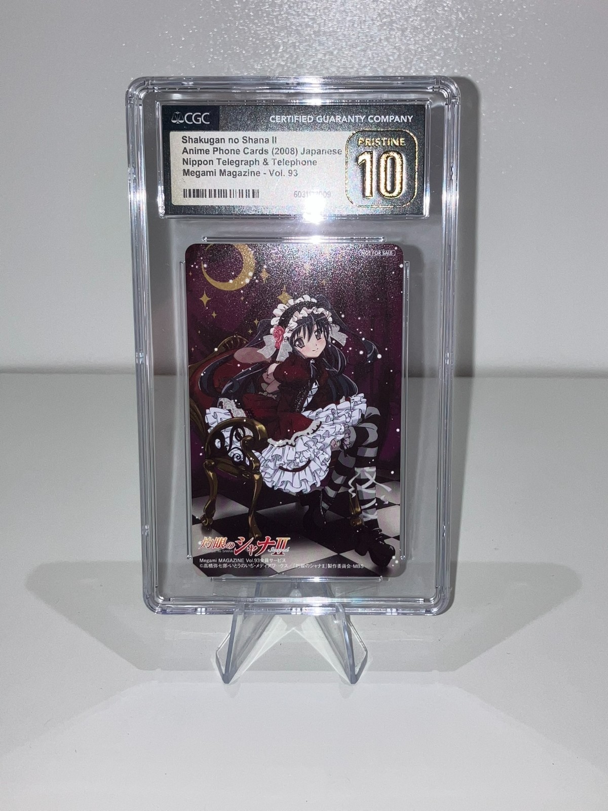 2007 Shakugan no Shana II Japan Tosho Library Book Card CGC 10 Pristine 2007 Shakugan no Shana II Japan Tosho Library Book Card CGC 10 Pristine