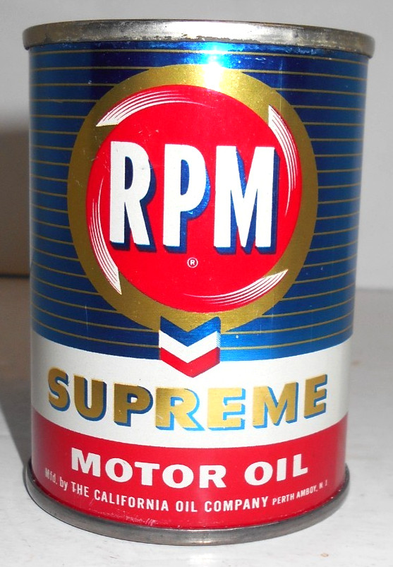 NOS Vintage RPM SUPREME MOTOR OIL Miniature Oil Can Bank; 2¾\ NOS Vintage RPM SUPREME MOTOR OIL Miniature Oil Can Bank; 2¾\
