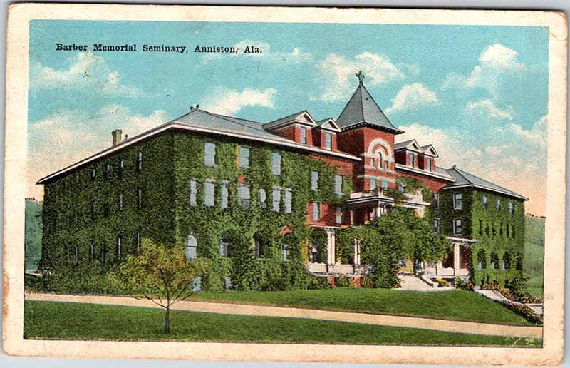 Postcard BUILDING SCENE Anniston Alabama AL s/06 AO2715