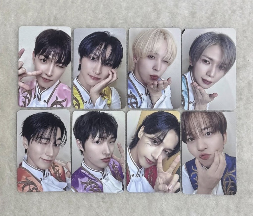 Ateez Golden Hour Pt 5 Makestar Cute-Teez Lucky Draw Kpop Photocard OT8 Set