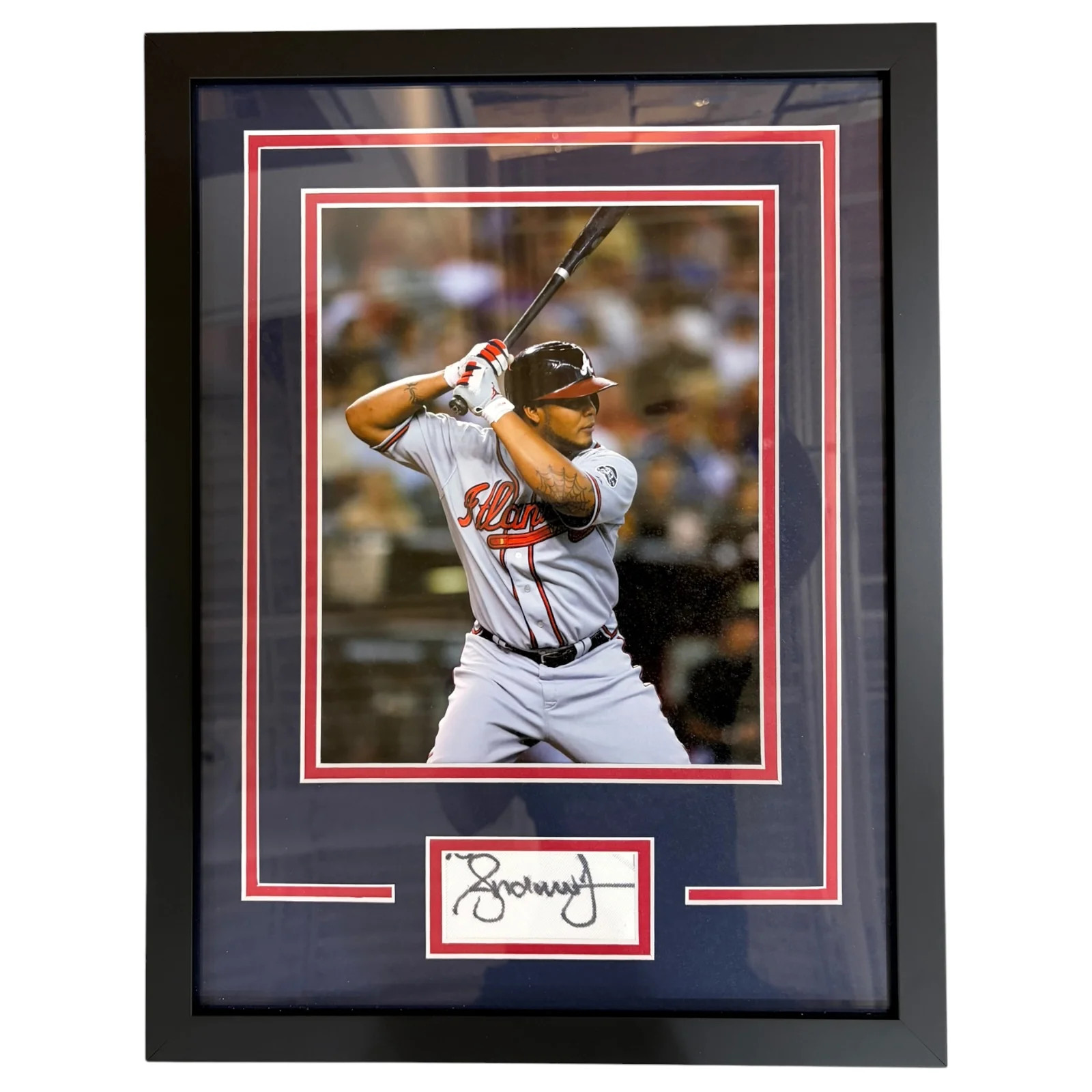 Andruw Jones Autographed Atlanta Braves \
