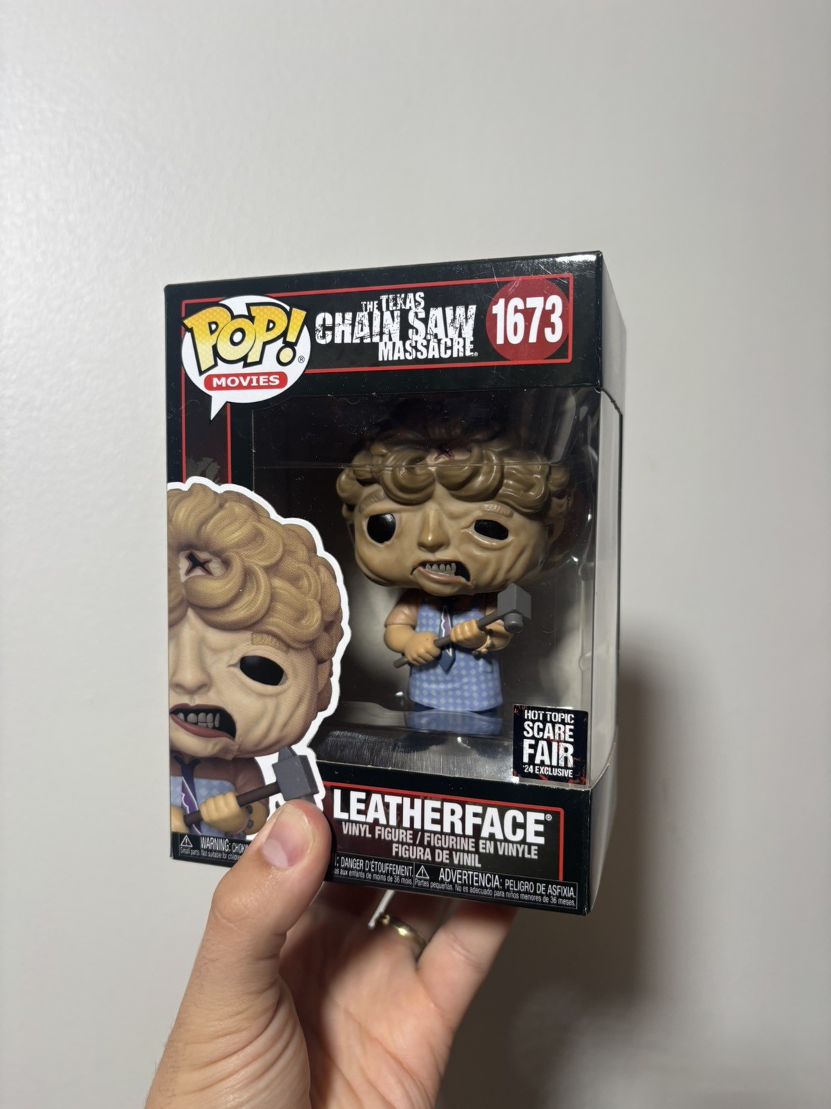 Funko Leatherface 1673 Texas Chainsaw Massacre Hot Topic Scare Fair Exclusive