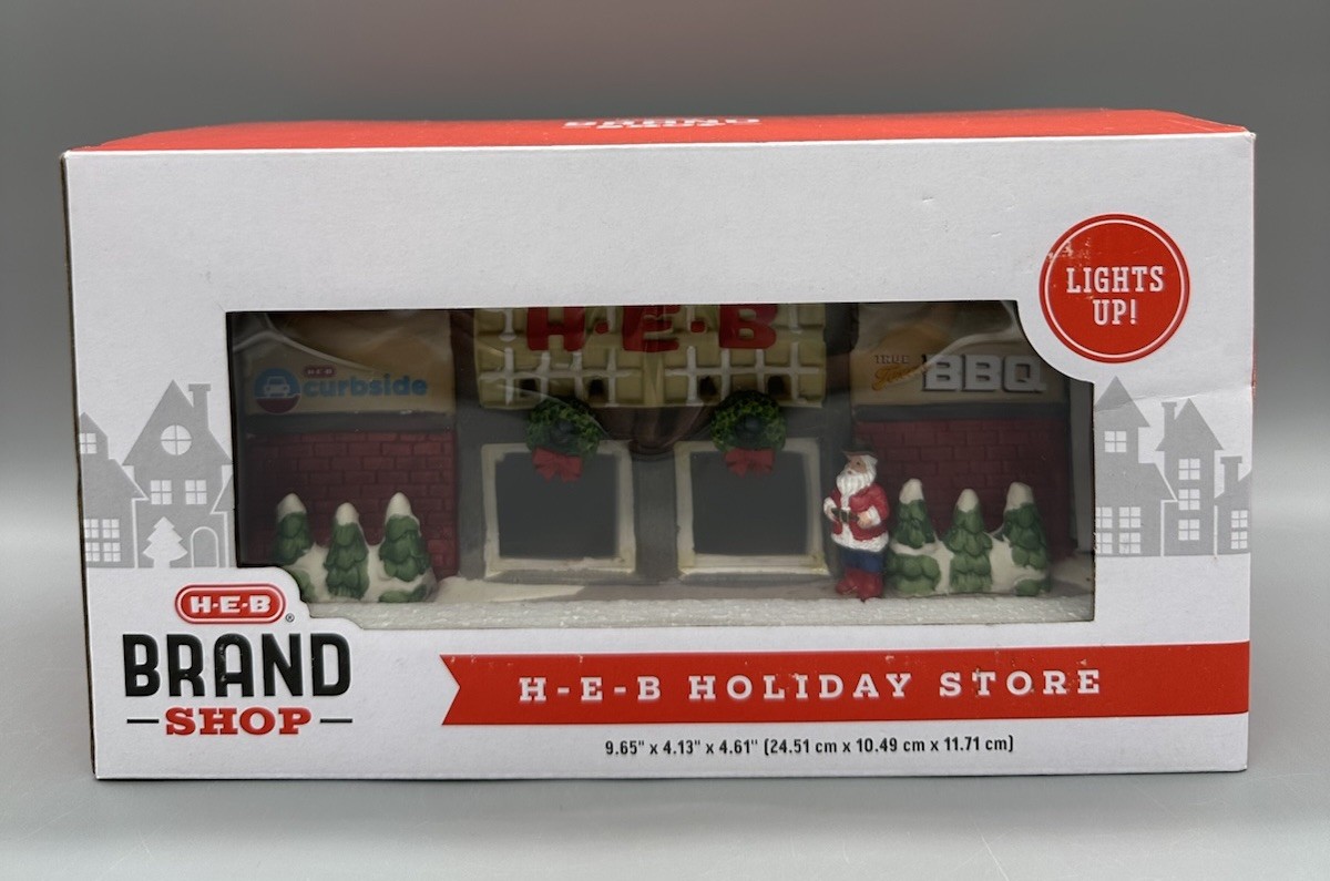 H-E-B Holiday Store CHRISTMAS VILLAGE STORE Holiday Brand Shop NIB