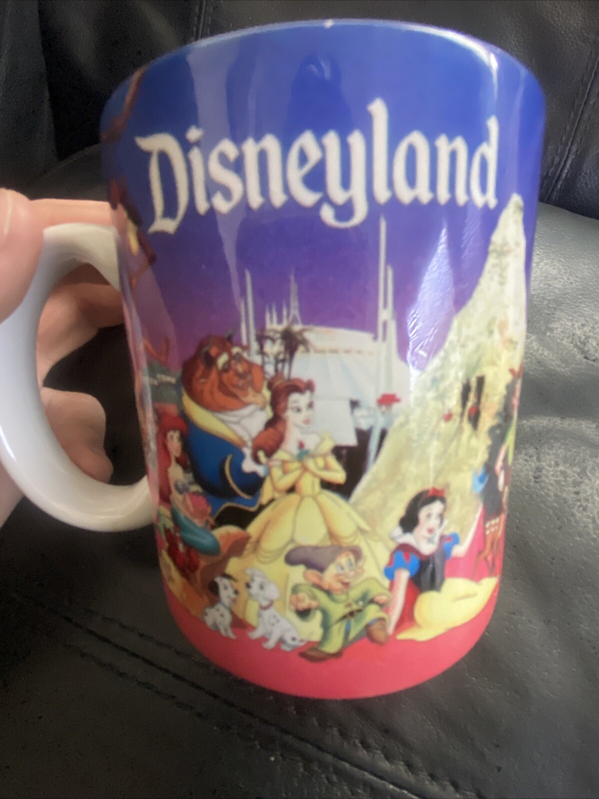 OLDER DISNEYLAND CHARACTERS GRANDPA COFFEE MUG CUP 