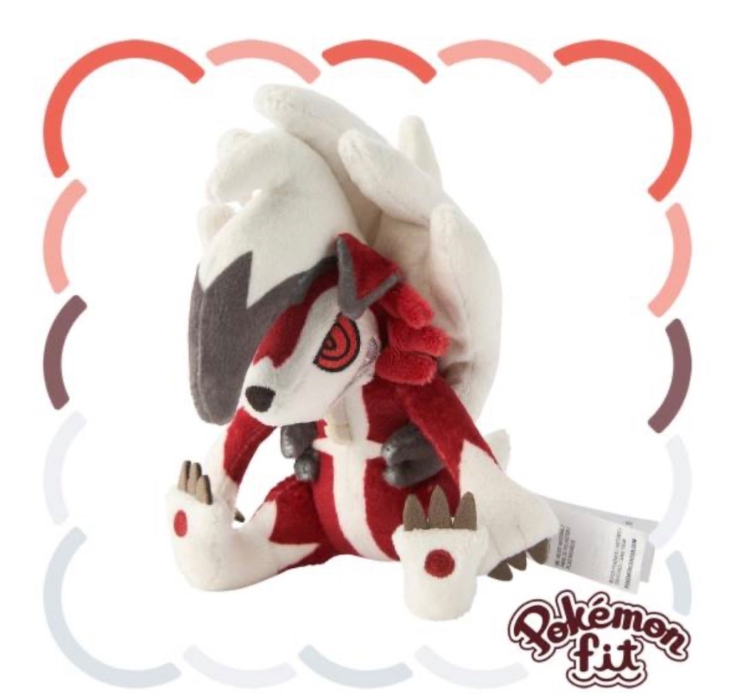Lycanroc (Midnight Form) Plush Pokemon Fit - Pokemon Center Japan Lycanroc (Midnight Form) Plush Pokemon Fit - Pokemon Center Japan