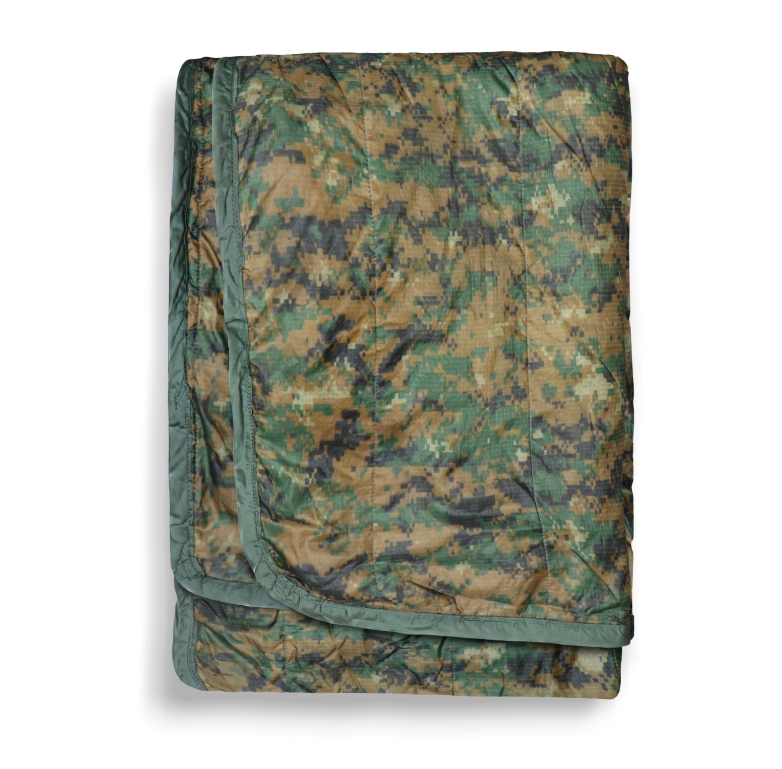 DAMAGED USMC Zippered Poncho Liner Woobie Woodland Marpat Digital Blanket