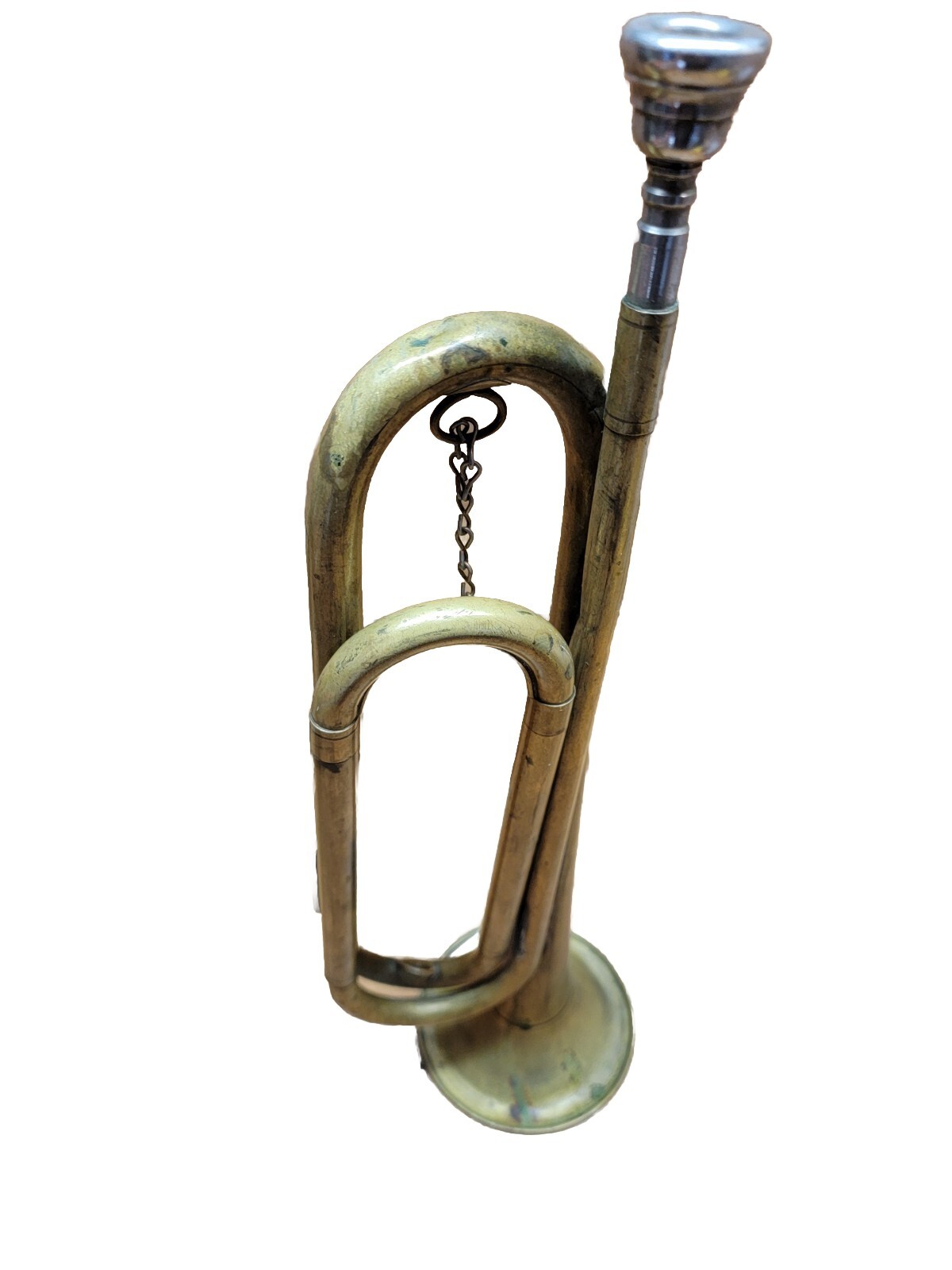 Vintage 1930s Official BSA Boy Scouts of America Rexcraft Brass Bugle - 17\