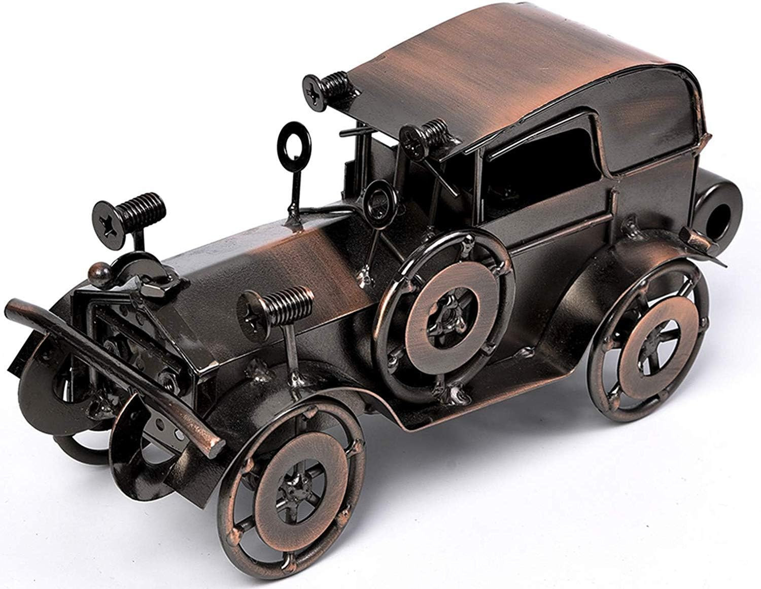 Metal Antique Vintage Car Model Handcrafted Collections Collectible Vehicle for