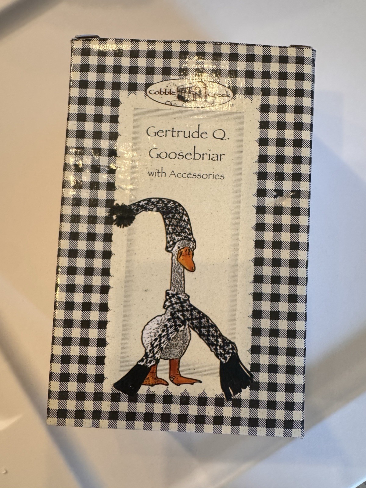Cobble Creek Gertrude Q. Goosebriar Vintage Dress-Up Accessory NEW IN BOX Goose Cobble Creek Gertrude Q. Goosebriar Vintage Dress-Up Accessory NEW IN BOX Goose