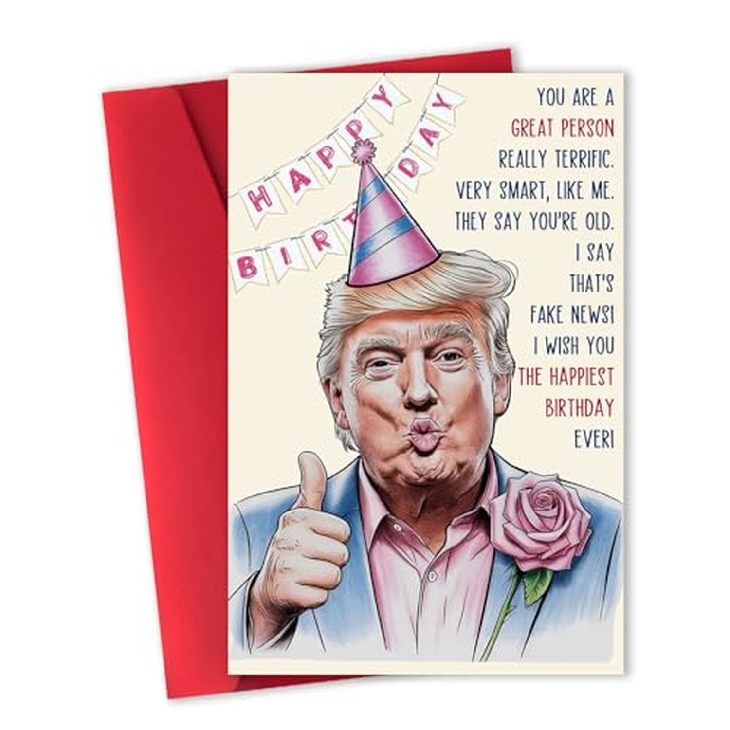 Funny Birthday Card for Men Women, Humor 30th 40th 50th 60th 70th Birthday Ca...