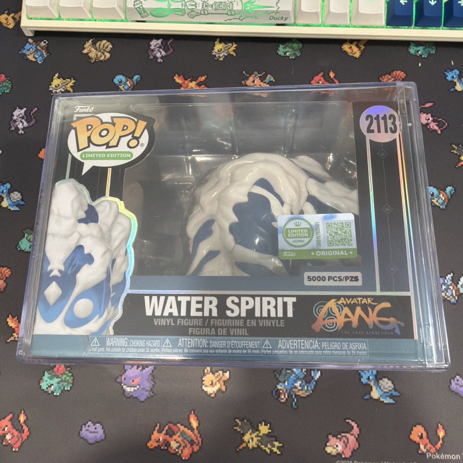 Funko Pop Limited Edition Avatar Aang Water Spirit #2113 Sealed LE (5000)