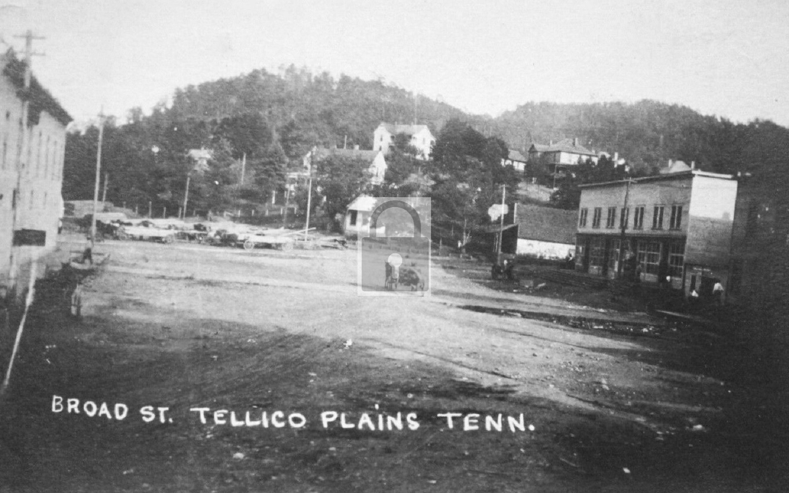 Broad Street View Tellico Plains Tennessee TN - Reprint Broad Street View Tellico Plains Tennessee TN - Reprint