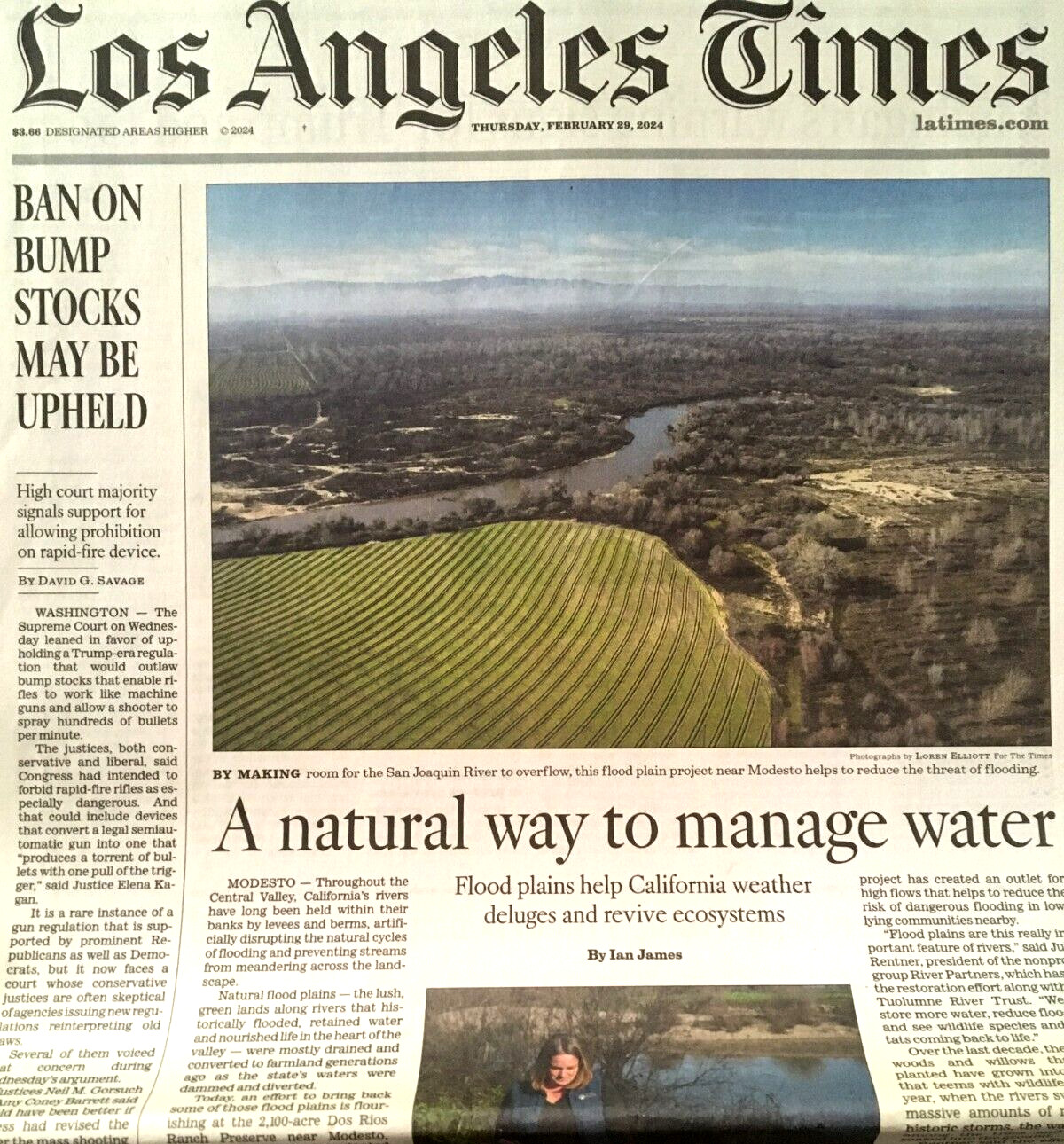 LOS ANGELES TIMES Feb. 29, 2024 BITCOIN Yamamoto Impressive Dodgers Debut OHTANI