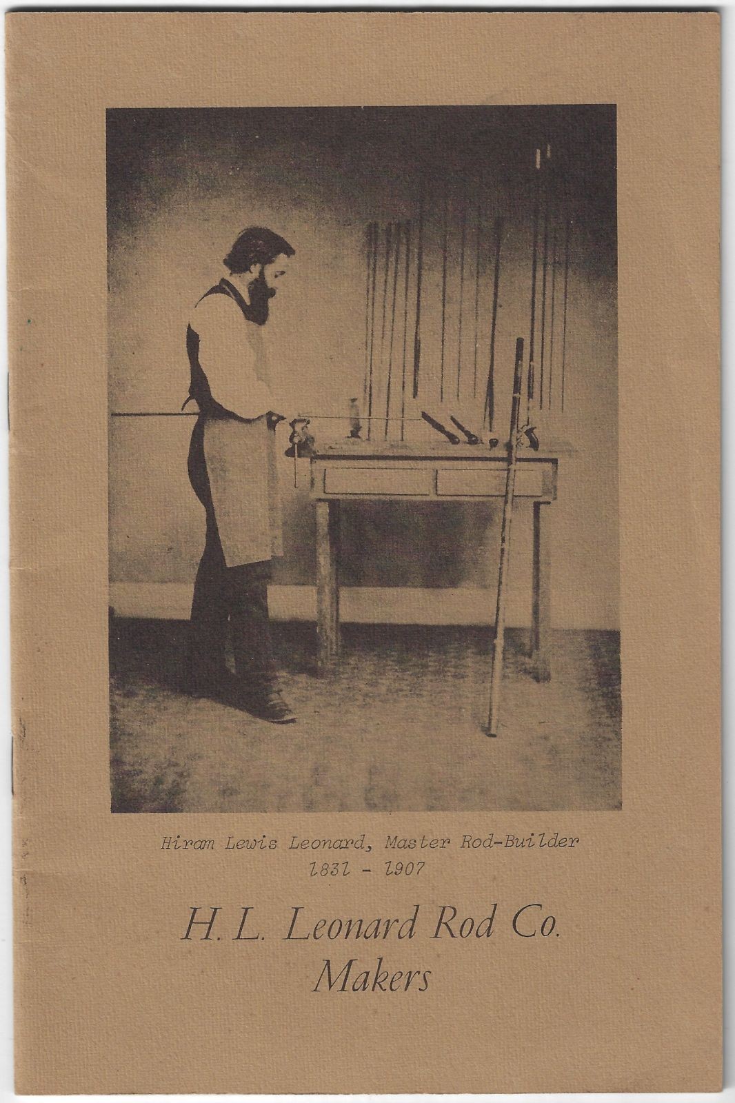 HL Leonard Rod Maker Vintage Catalog Bamboo Baby Catskill Salmon Fly Fishing