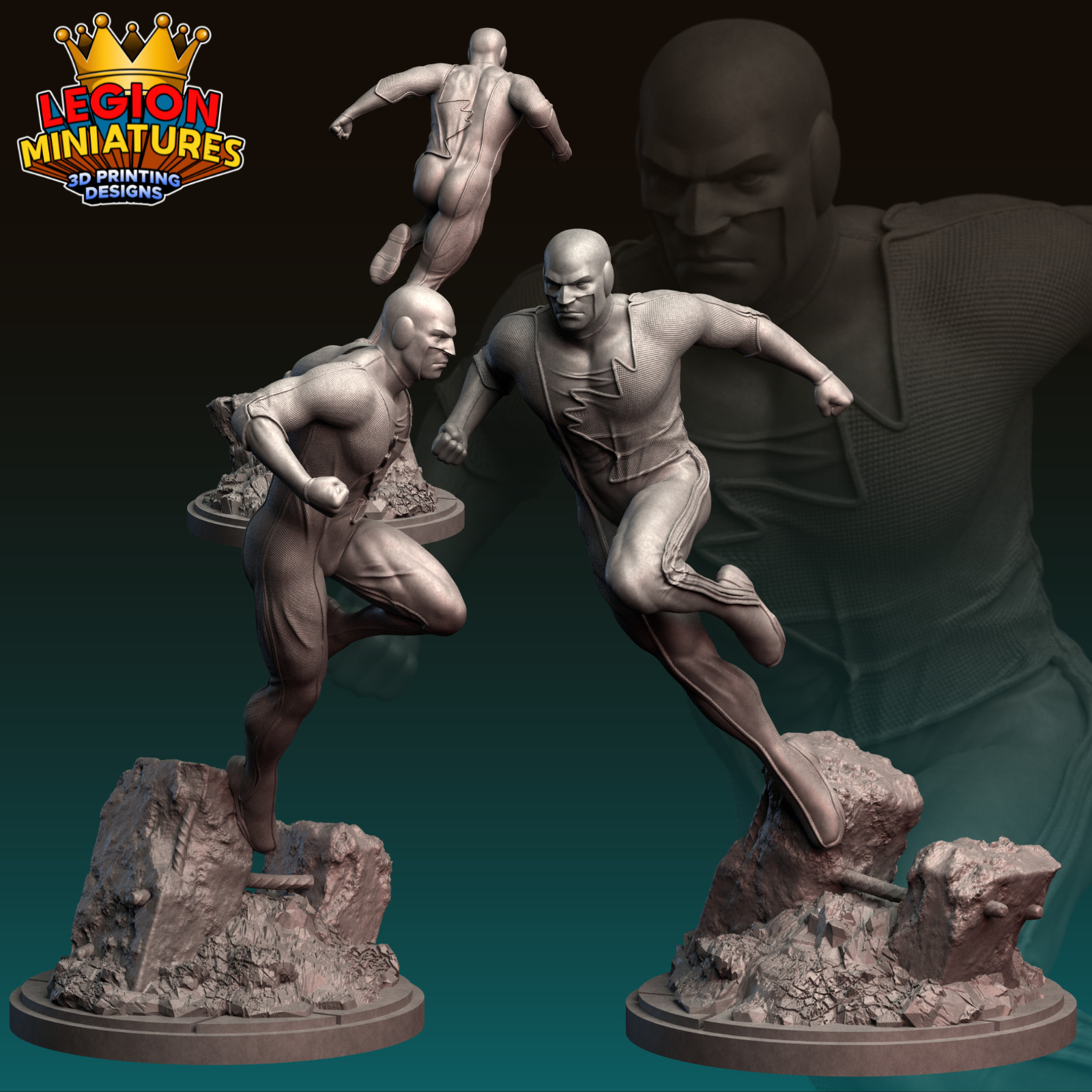 Vindicator Resin Sculpture Statue Model Kit Unpainted/Unassembled